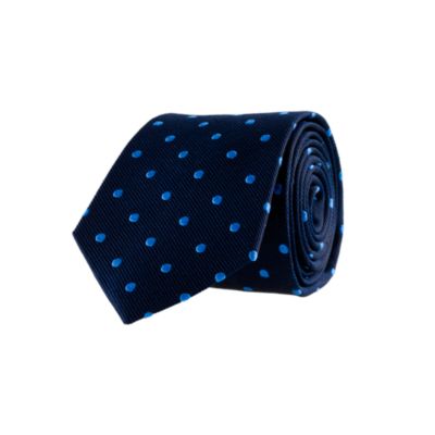 Boys' silk tie in polka dot