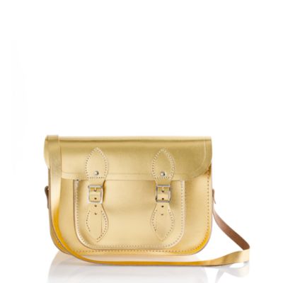 The Cambridge Satchel Company&reg; small metallic satchel