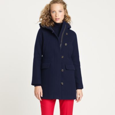 Petite Stadium-cloth elements coat