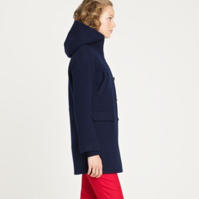 Petite Stadium-cloth elements coat