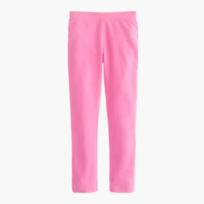 Girls' solid everyday leggings