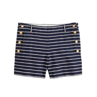 Rope stripe sailor short