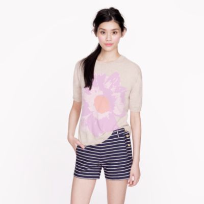 Rope stripe sailor short