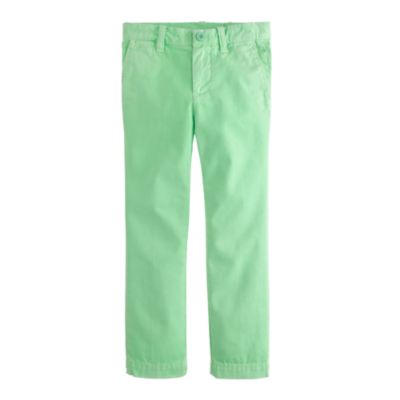 Boys' sun-faded chino in slim fit