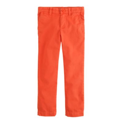 Boys' sun-faded chino in slim fit