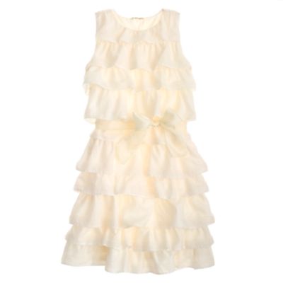 Girls' tulle-trimmed cupcake dress