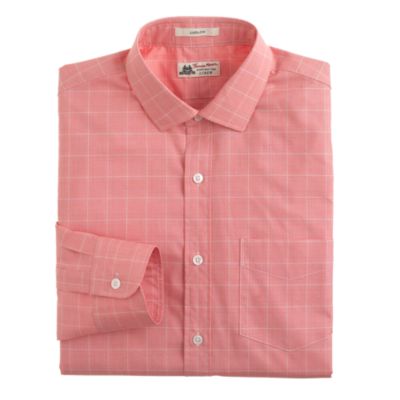 Thomas Mason&reg; for J.Crew Ludlow shirt in calypso orange