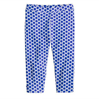 Girls' everyday capri leggings in spotted