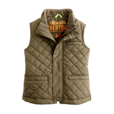 Boys' quilted vest