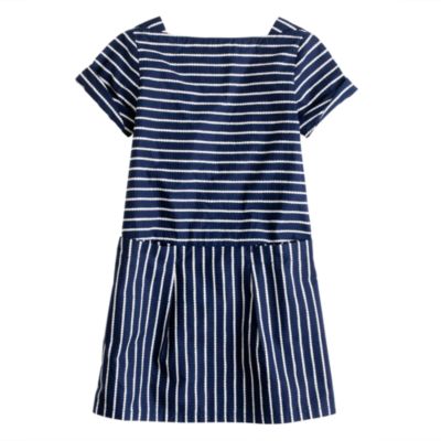 Girls' rope stripe dress