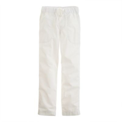 Boys' pull-on lightweight chino in straight fit