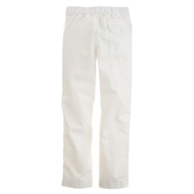 Boys' pull-on lightweight chino in straight fit