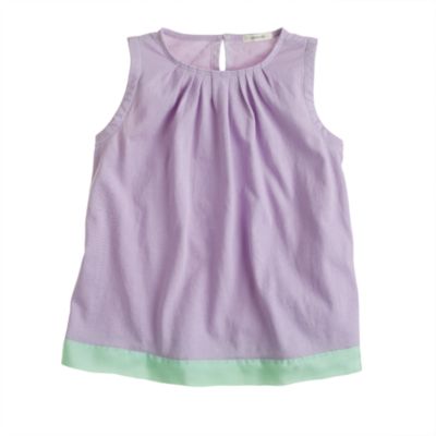 Girls' flare tank