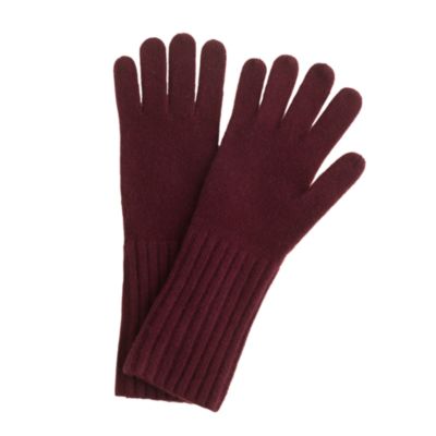 Cashmere long gloves
