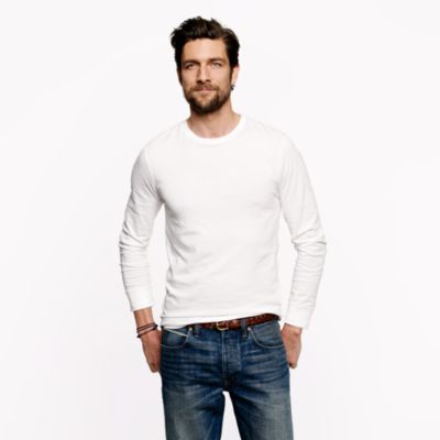 Slim broken-in long-sleeve tee