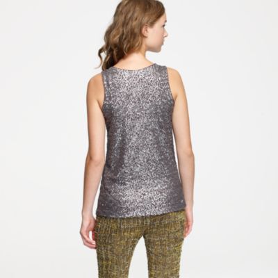Drapey sequin tank