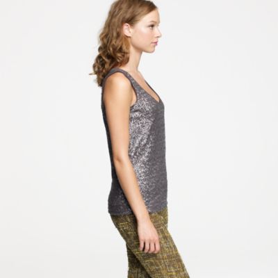 Drapey sequin tank