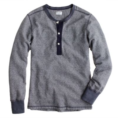Homespun knitwear coalminer henley