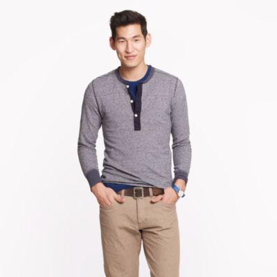 Homespun knitwear coalminer henley