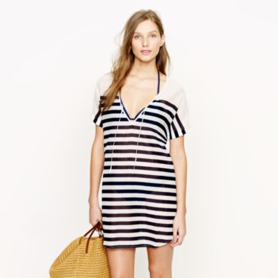 Sheer stripe tunic