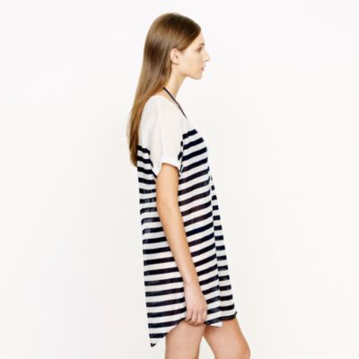 Sheer stripe tunic
