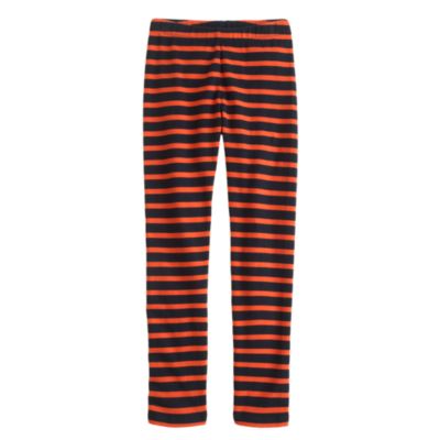 Girls' everyday leggings in bold stripe