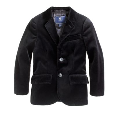 Boys' Ludlow sportcoat in velvet