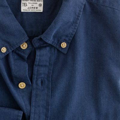Brushed twill utility shirt