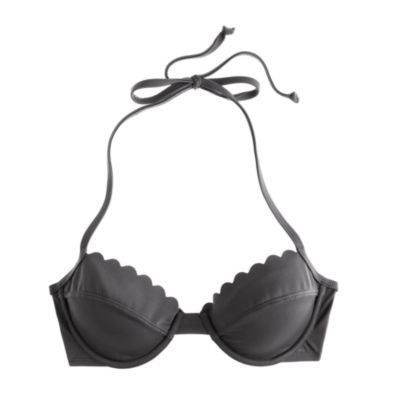 Scalloped underwire top