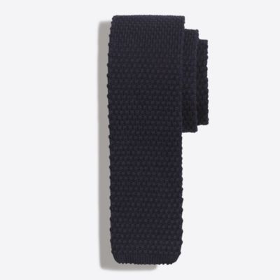 Factory knit tie