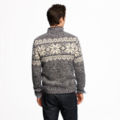 Alpaca Fair Isle rollneck&trade; sweater