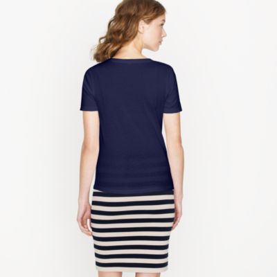 Tissue V-neck classic tee