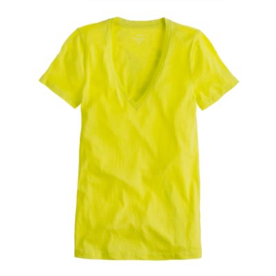 Tissue V-neck classic tee