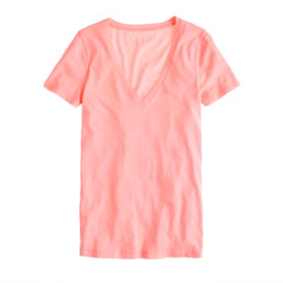 Tissue V-neck classic tee