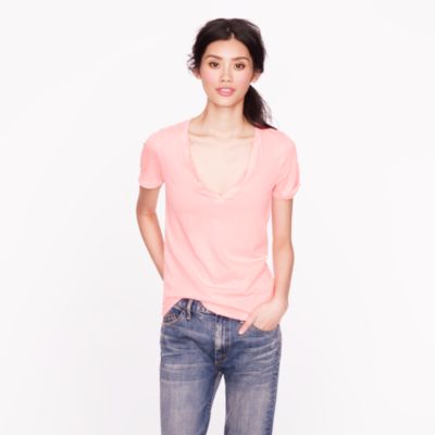 Tissue V-neck classic tee