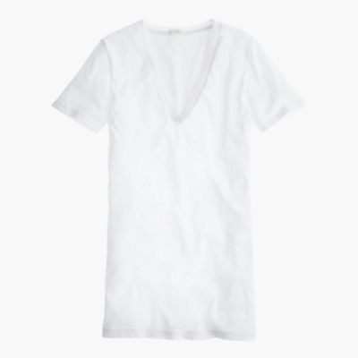 Tissue V-neck classic tee