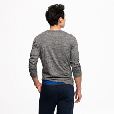 Slim Flagstone marled long-sleeve tee