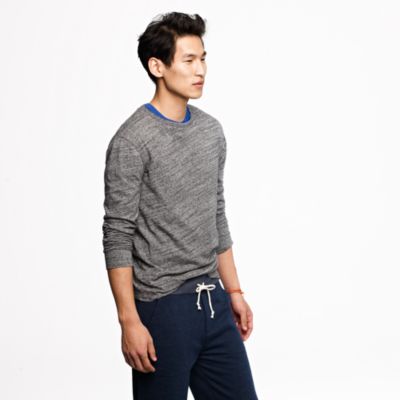 Slim Flagstone marled long-sleeve tee