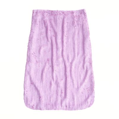 Collection No. 2 pencil skirt in matte sequin
