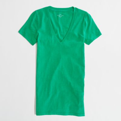 Factory layering v-neck tee