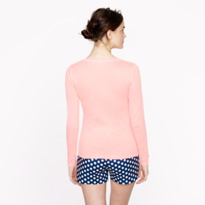 Tissue long-sleeve tee