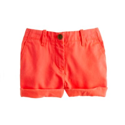 Girls' chino short