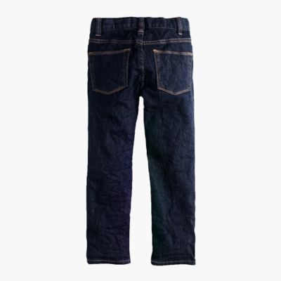 Boys' slim jean in wrinkle rinse wash