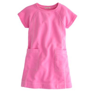 Girls' sweatshirt pocket dress