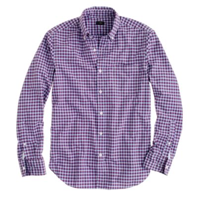 Secret Wash shirt in vibrant check