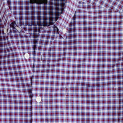 Secret Wash shirt in vibrant check