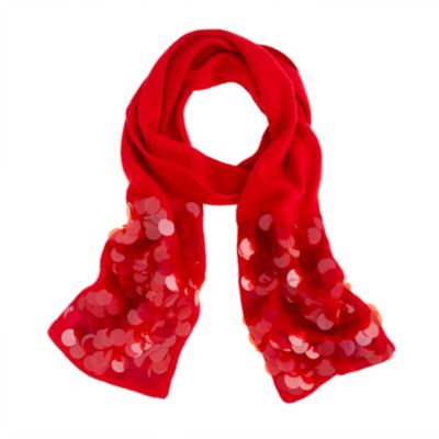 Girls' paillette scarf