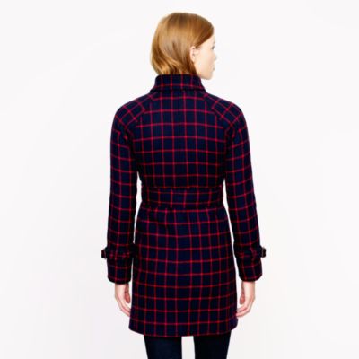 Boulevard trench in windowpane wool