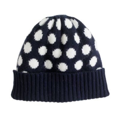 Girls' dot hat