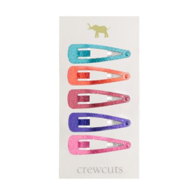 Girls' glitter hair clips
